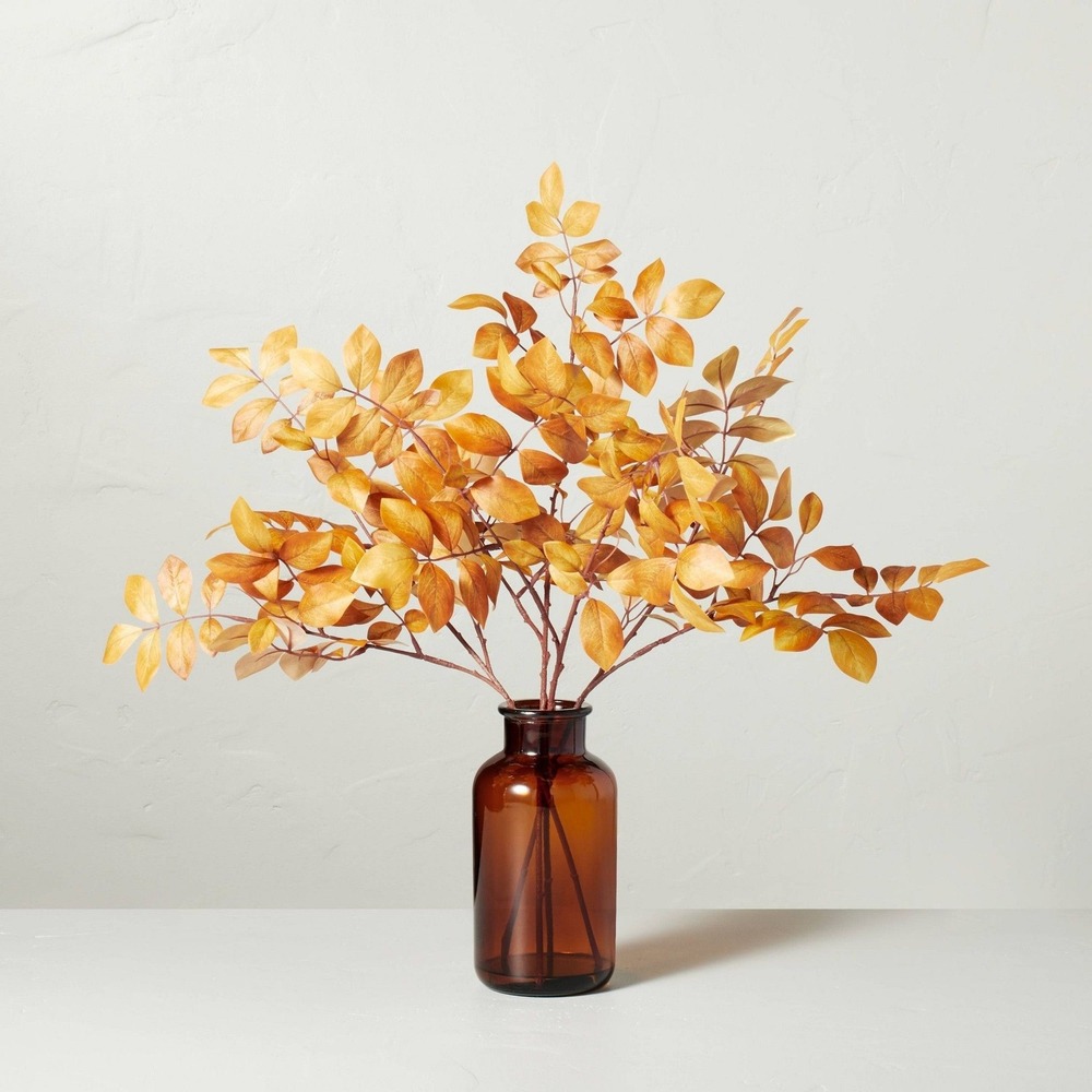 25" Faux Leaf Arrangement Golden Ash - Hearth & Hand Magnolia, Target Fall 2023